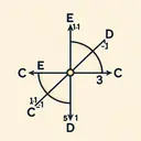 The midpoint of CD is E(–1, 0). One endpoint is C (5, 2). What are