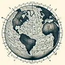 Create an image that symbolizes the global patterns of wind and air currents. It should depict the Northern and Southern Hemispheres of Earth with clear divisions along the equator and notable latitudinal lines, such as 0°, 30°N, 60°N, 0°S, 30°S, and 60°S. Use arrows to show the directions of prevailing winds and portray the difference in airflow between the trade winds and polar easterlies. The Coriolis effect influencing the air's movements should be subtly indicated. However, the image must be purely visual without any textual explanations or notations.