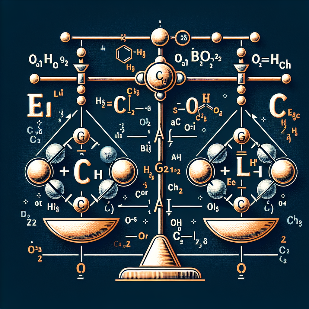 Generate an image to go along with a specific question about chemical equations. The image is to depict two exemplary chemical reactions. The first one is involving the atoms of magnesium and iron, whereas the second one is between copper and silver. Ensure to represent the reactions in a way that suggests balancing of atoms, hinting at the concept of conservation of mass and charge. Please ensure that the image does not contain any text.