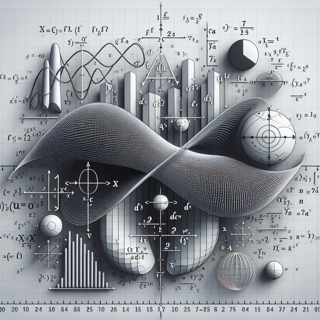 Create an image that could complement or accompany a complex mathematical question about calculus that is talking about a function f(x). The function has certain properties such as being negative and positive in certain ranges, increasing and decreasing, and concave up and down. The image should visualize these properties without revealing specifics thus allowing a student or a viewer to imagine and understand the properties of the function. The visualisation must NOT contain any text and should stick to graphic representations of the function or convey mathematical concepts graphically.